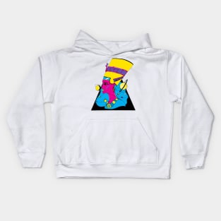 CMYK Nefertiti and The Stars Kids Hoodie